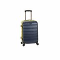Rockland 20 in. Melbourne Expandable ABS Carry on Luggage Bag, Navy F145-NAVY